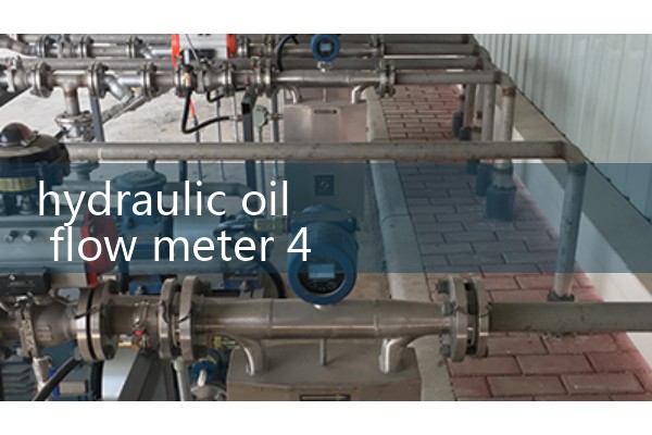 hydraulic oil flow meter 4 inch
